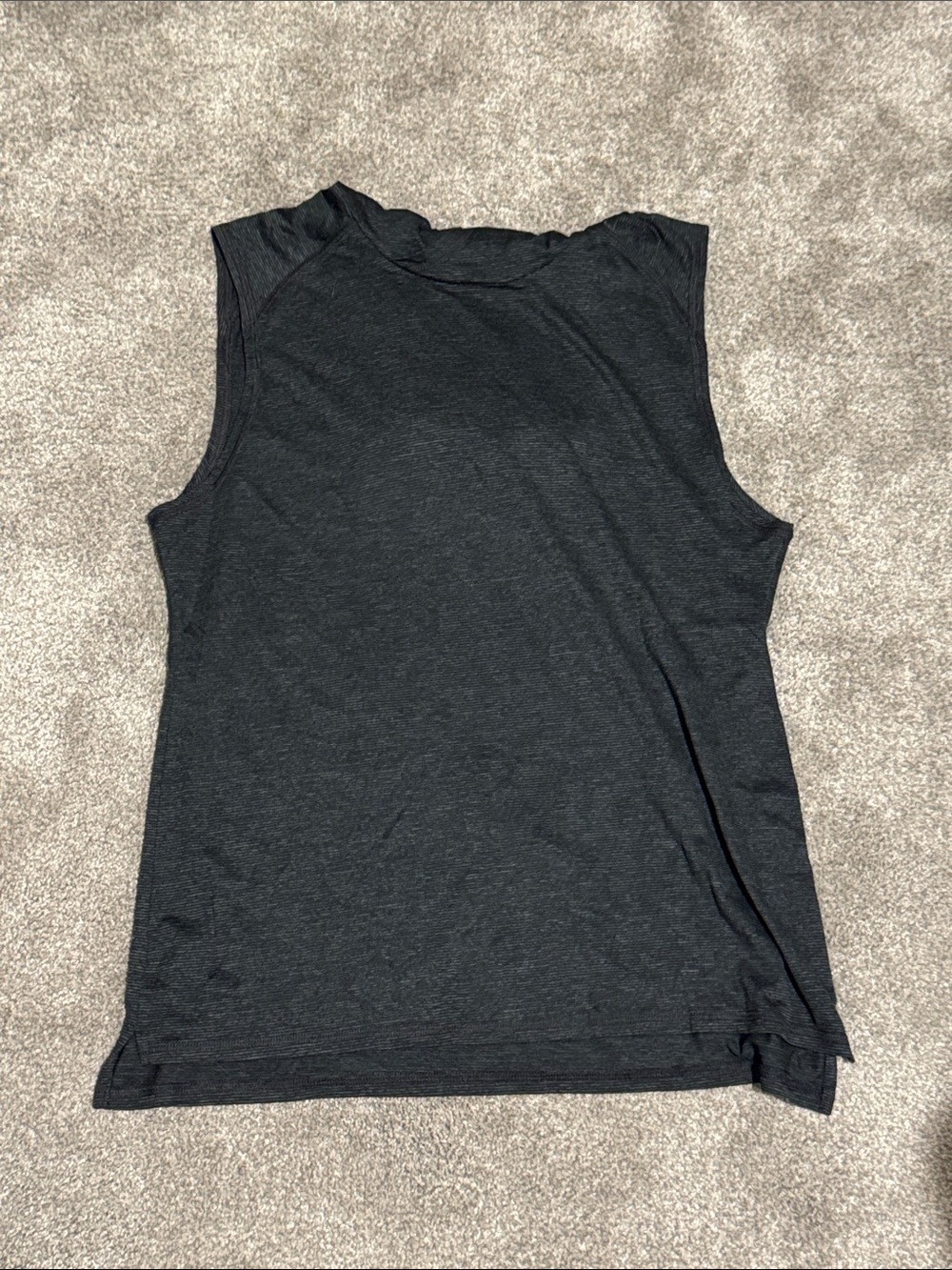 Zella Men's Charcoal Black Sleeveless Tank — Performance Muscle Tee